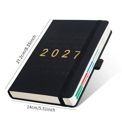 📢📢50% OFF !! ⏰A5 2027 One‑Day‑Per‑Page Diary Notebook ✨