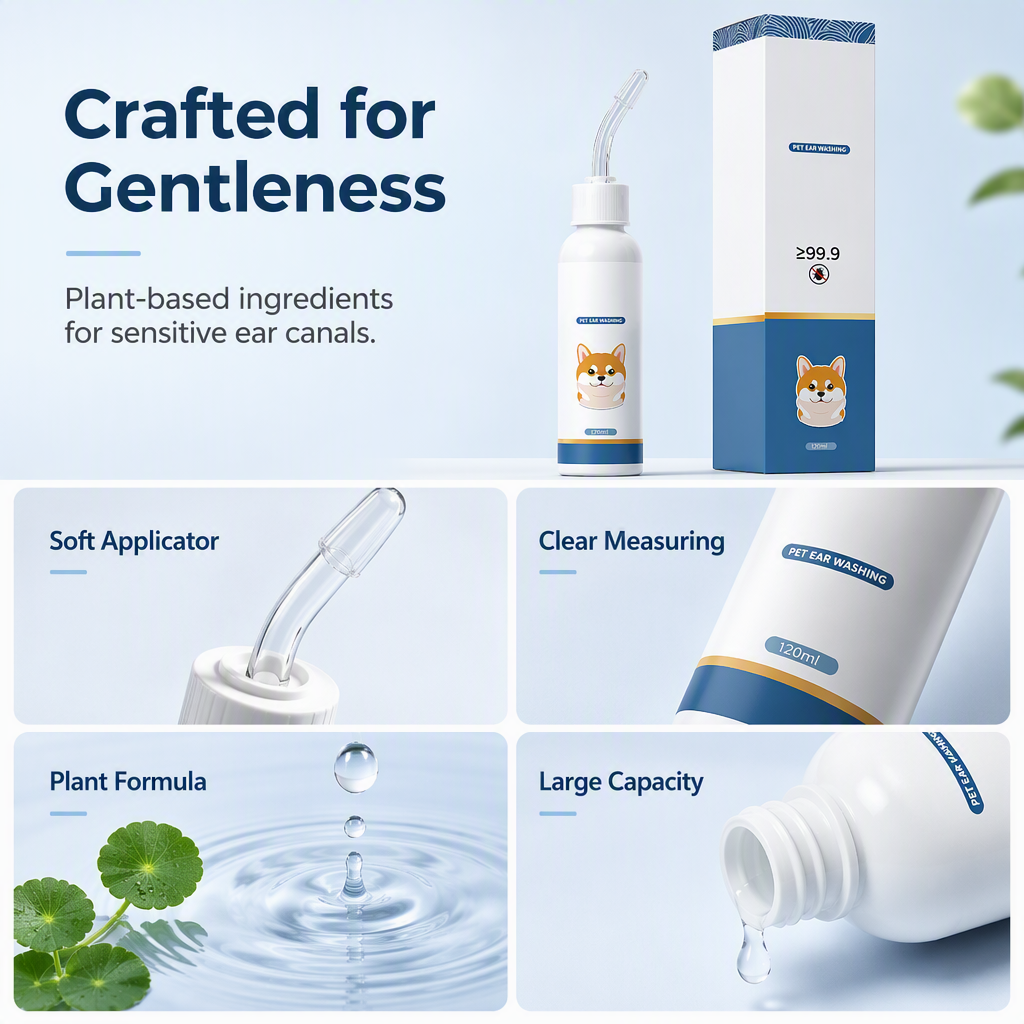 🐶 Ear cleaner | Relieves itching in dogs & cats