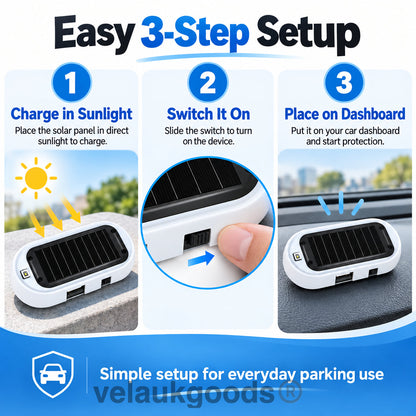 🚨50% OFF🚗Compact Solar Anti-Theft LED Flashing Lamp