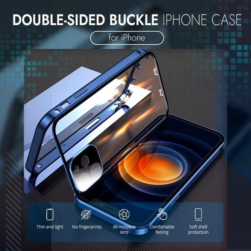 Double-sided loop case for iPhone