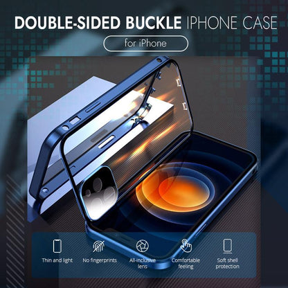 Double-sided loop case for iPhone