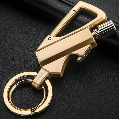 ⏳🔥LIMITED-TIME 50% OFF! ⏰⛈️ Portable Stormproof Lighter – Waterproof & Windproof Ignition – Mini Keychain Fire Starter – Survival Tool for Camping & Emergency 🏕️