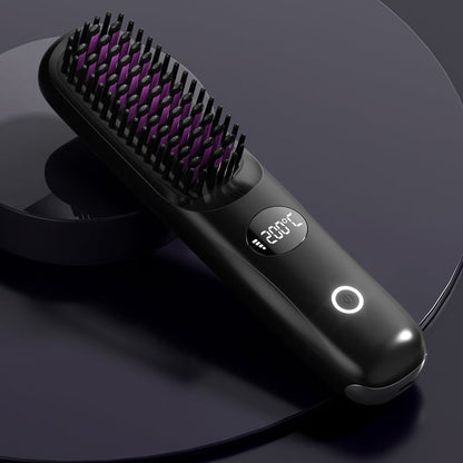 🎄Christmas Sale 49% OFF🔥2-in-1 Straightening & Cordless Hair Straightener with LED Display