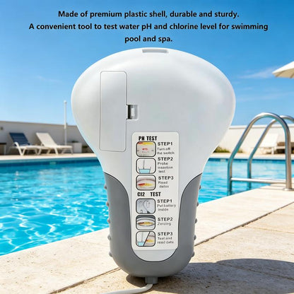 🔬💧 pH & Cl2 Pool Tester – 50% OFF! Precise Measurement of pH & Chlorine in Your Pool – Simple, Fast, Reliable. 🔥🏊