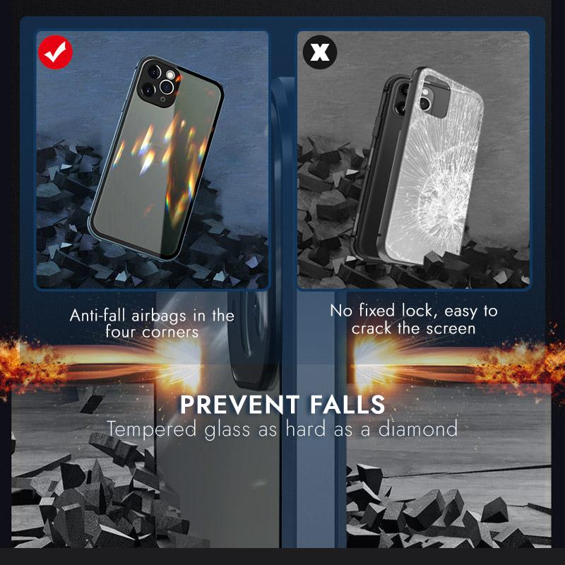 Double-sided loop case for iPhone