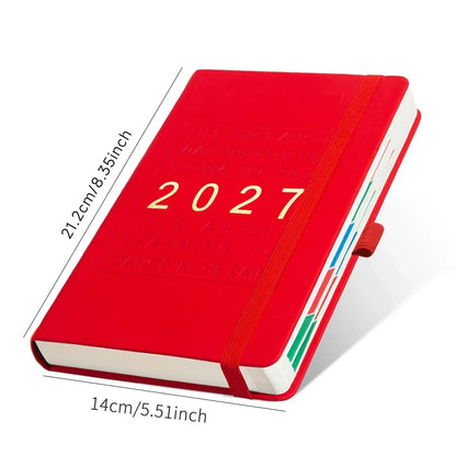 📢📢50% OFF !! ⏰A5 2027 One‑Day‑Per‑Page Diary Notebook ✨