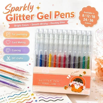 🔥LAST DAY SALE ONLY $9.99!!✨50K+ SOLD!🎁Glitter Gel Pen Set