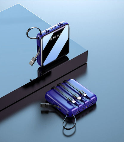 4-Cable Mini Power Bank