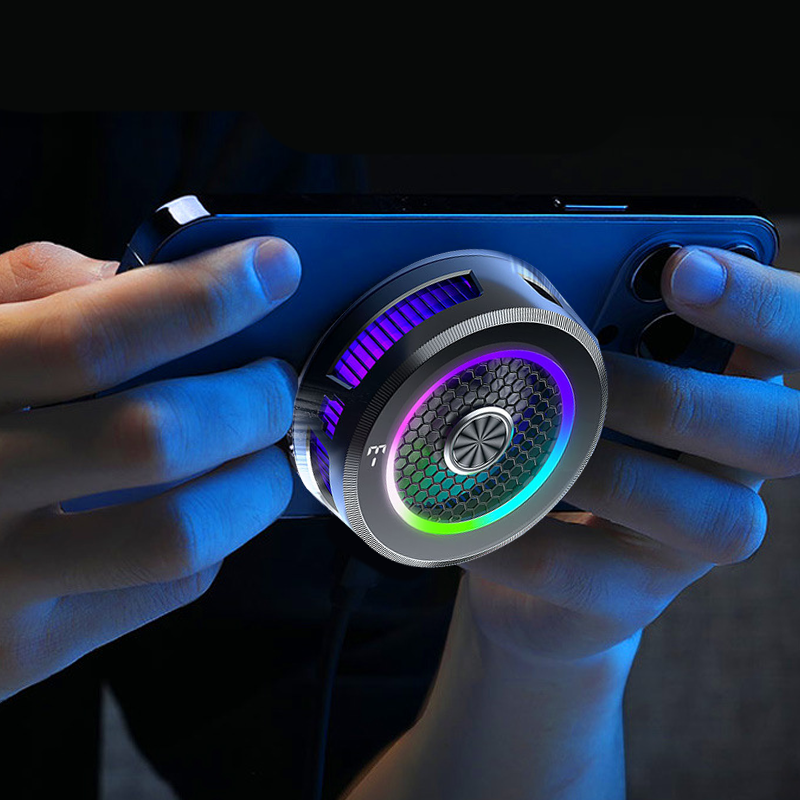 Magnetic Phone Cooling Fan with RGB