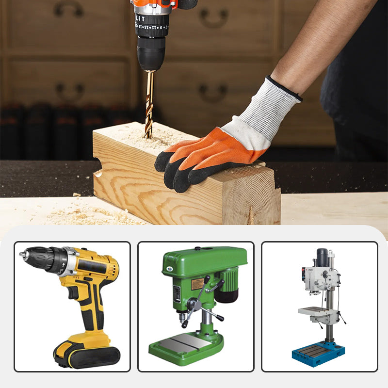 🔩 50% OFF NOW! ✨ Twist Drill Bits for Stainless Steel - Titanium Coated & Split Point Design for Precision Drilling in Metal & Wood 🛠️⚡