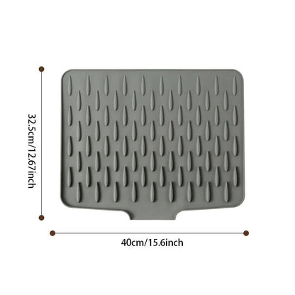 🍽️ 50% OFF NOW! 💧🧽 Silicone countertop mat, splash-proof & heat-resistant