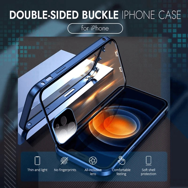 Double-Sided Buckle Case For iPhone