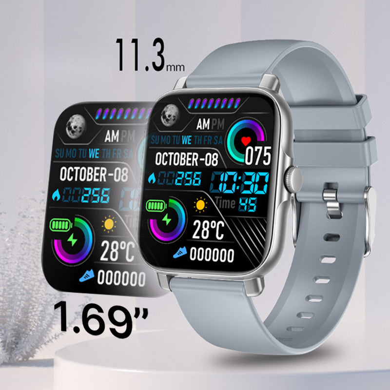 1.69\" HD Full touch screen health monitoring waterproof bluetooth sports watch