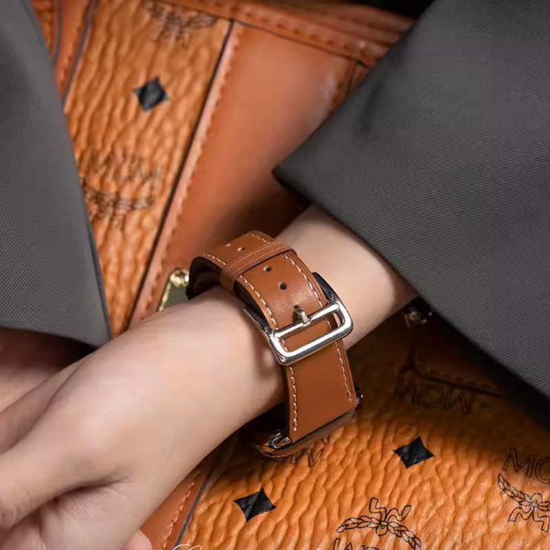 Leather Watch Band Compatible for Apple Watch