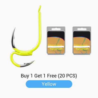 Catch More Fish Instantly! Ultra-Sharp Double Fishing Hooks