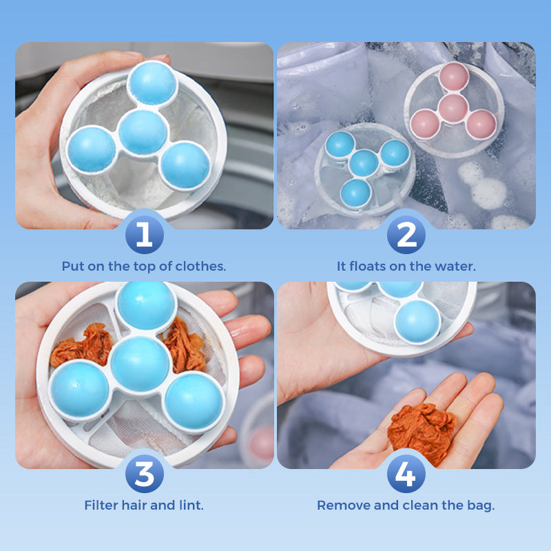 🎁BUY 1 GET 1 FREE🧼 Reusable Washing Machine Hair Filters | Pet Hair Catcher & Lint Trap | Prevents Clogged Drainage Pipes. 🚿✨