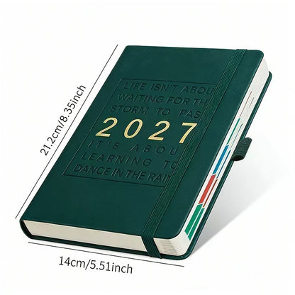 📢📢50% OFF !! ⏰A5 2027 One‑Day‑Per‑Page Diary Notebook ✨