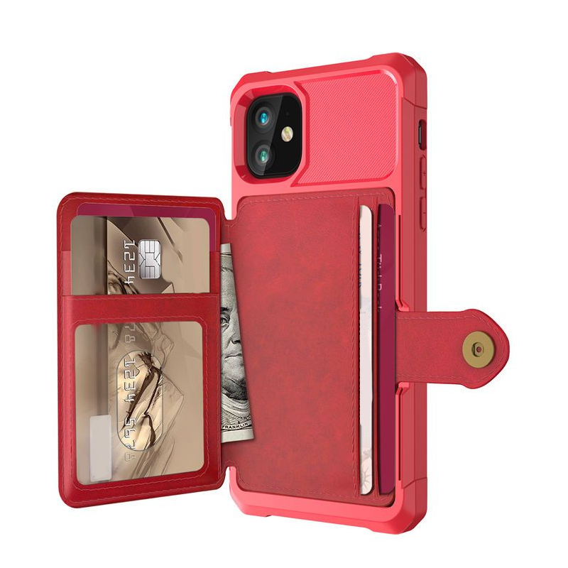 Shockproof Wallet Case with Card Holder
