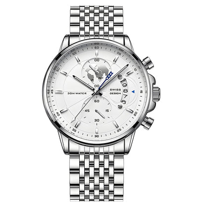 Men’s Luminous Waterproof Quartz Watch