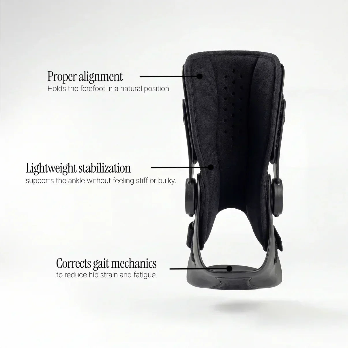 Regain Mobility! Adjustable Foot Drop Brace with Inflatable Liner – Daily Support ✨