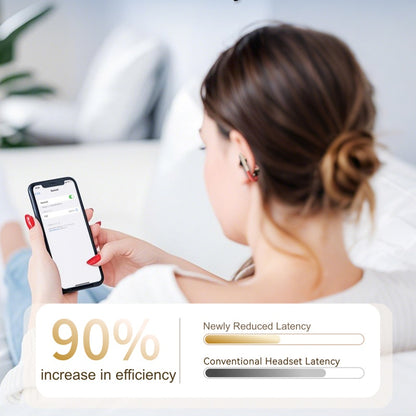 Clip-On Open-Ear Wireless Bluetooth Headphones