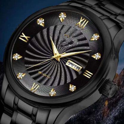 Men's Two-Tone Waterproof Luminous Watch