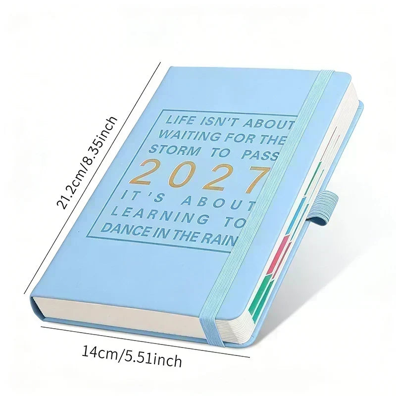 📢📢50% OFF !! ⏰A5 2027 One‑Day‑Per‑Page Diary Notebook ✨