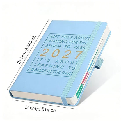 📢📢50% OFF !! ⏰A5 2027 One‑Day‑Per‑Page Diary Notebook ✨