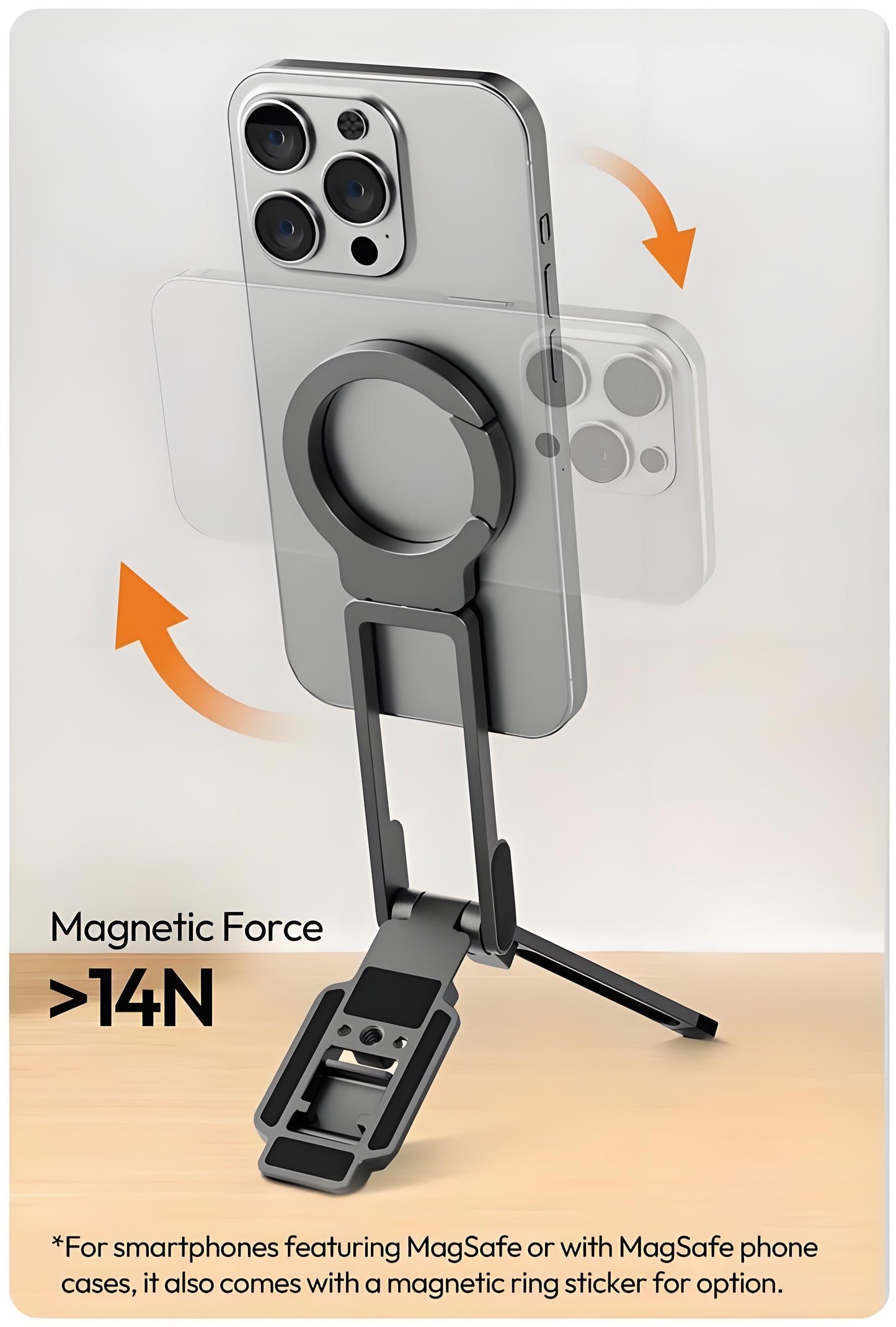 🔥HOT SALE 🔥Strong Magnetic Phone Tripod for iPhone (50% OFF)