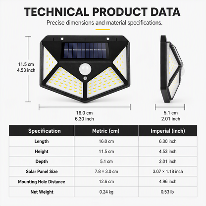 🏠🛡️ IP65 Waterproof & Motion-Activated — Perfect for Gardens, Walls & Pathways 💪