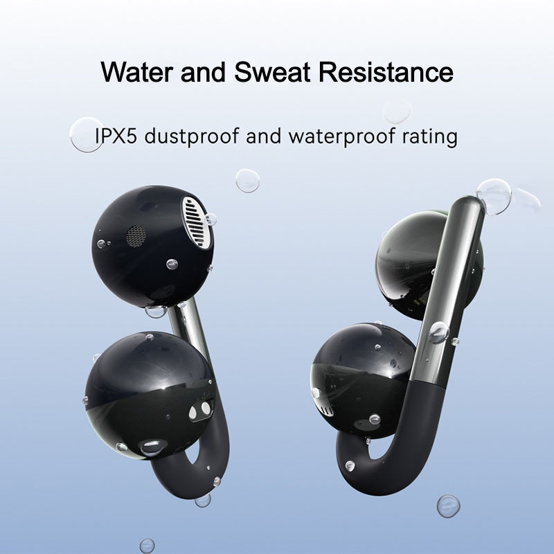 Clip-On Open-Ear Wireless Bluetooth Headphones