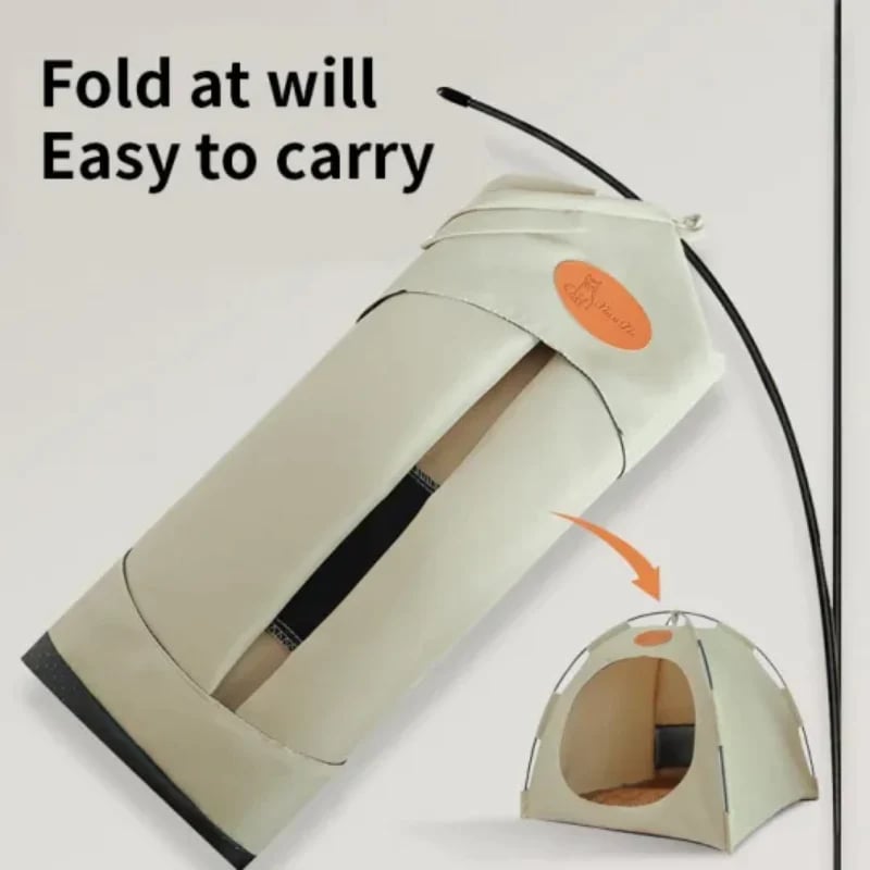🏕️🐶🌞 LIMITED-TIME 50% OFF! Pop-Up Cooling Tent Bed – Enclosed Cozy Cave, Blocks Light & Heat, Provides a Private Retreat – Perfect for Anxious Pets or Those Who Love to Hide 🐾✨