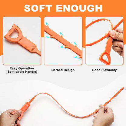 🌟 49% OFF NOW! 🛠️ 20.5-inch Drain Snake – Flexible, durable & easy to use – Clears clogs in sinks, tubs & pipes fast 💧