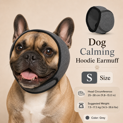 🐶No-Stress Waterproof Dog Ear Muff | Instantly Calm Anxious Dogs, Noise Cancelling Ear Cover for Fireworks & Thunder