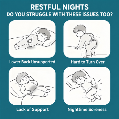 Wrap-Around Ergonomic Lumbar Support Pillow