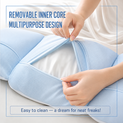 Wrap-Around Ergonomic Lumbar Support Pillow