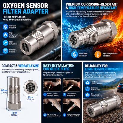 🔥Hot Sale 🚗Oxygen Sensor Filter Adapter