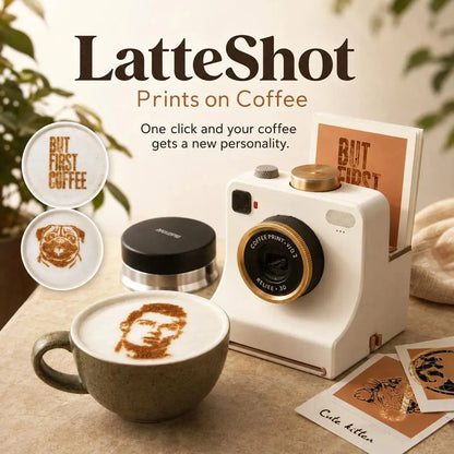 Cute latte art in seconds ☕📸