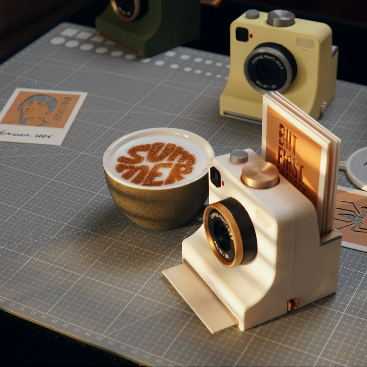 Cute latte art in seconds ☕📸