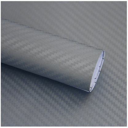 🚗 3D/6D Carbon Fiber Interior Trim Film – Self-Adhesive Car Wrap