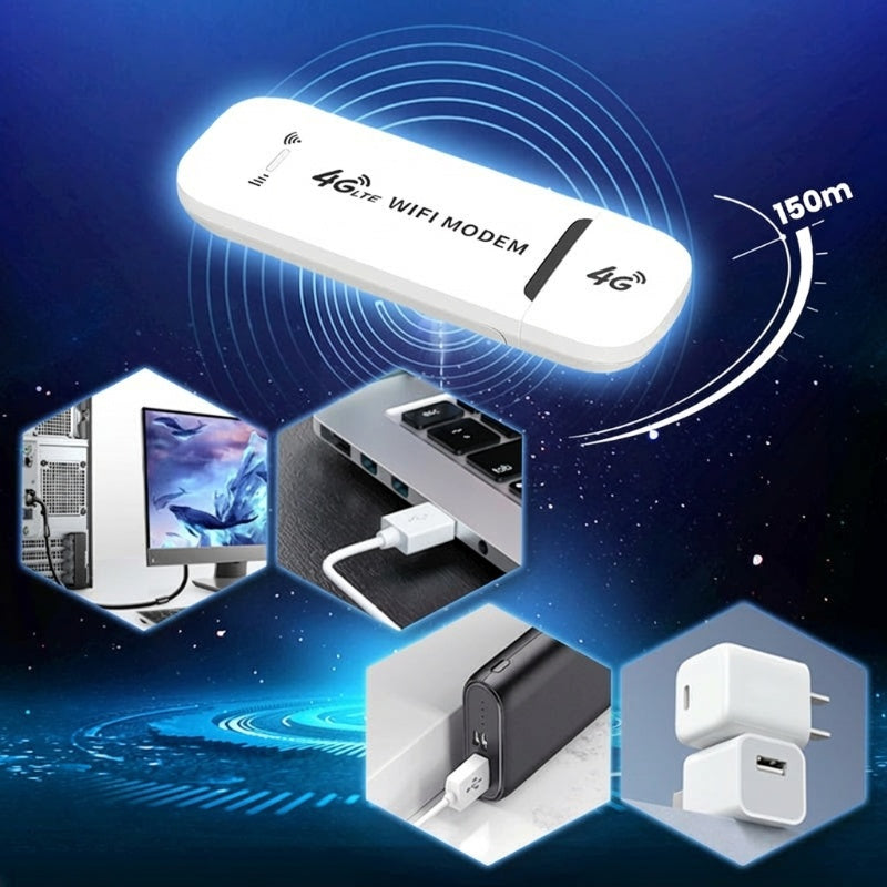 ⏳Limited-time 50% off⏰150Mbps Portable USB 4G LTE Mobile WIFI Access Point