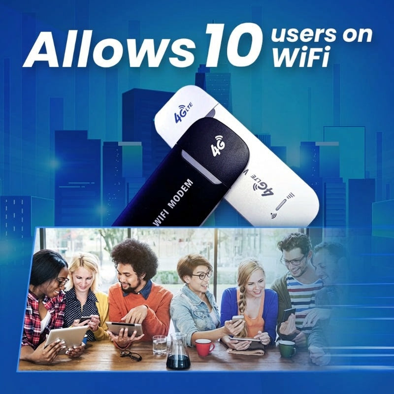 ⏳Limited-time 50% off⏰150Mbps Portable USB 4G LTE Mobile WIFI Access Point
