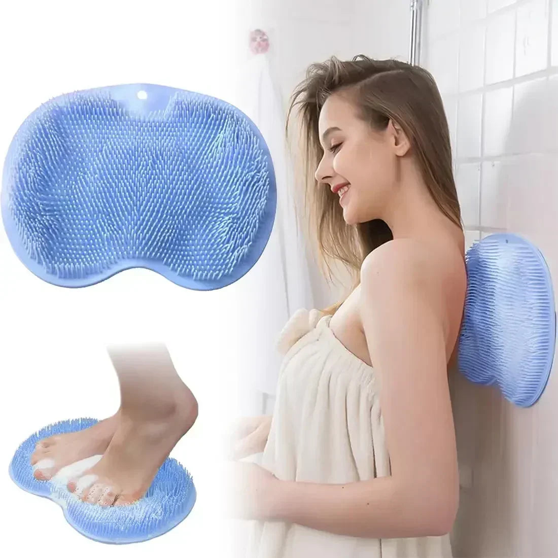🔥While Supplies Last 50% OFF!🎉Shower Foot & Back Scrubber, Massage Pad
