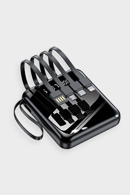 4-Cable Mini Power Bank