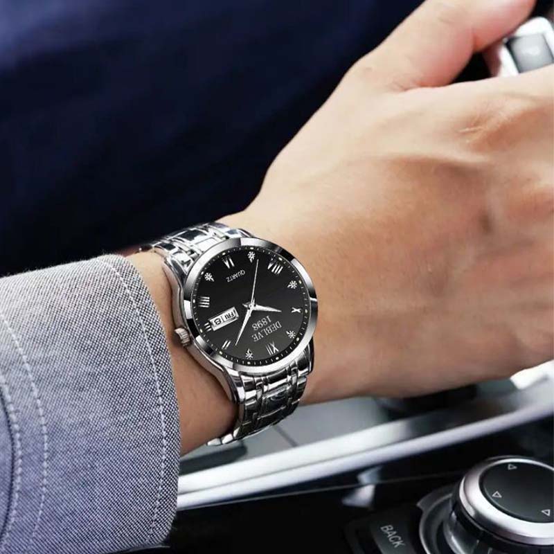 Men's Two-Tone Waterproof Luminous Watch