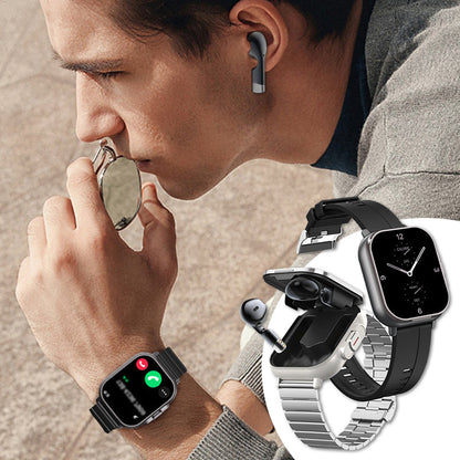 🔥New Arrival 2025🔥2-in-1 Bluetooth Earphones Smartwatch