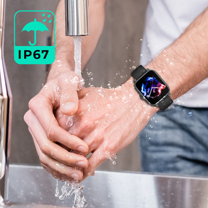 1.69\" HD Full touch screen health monitoring waterproof bluetooth sports watch