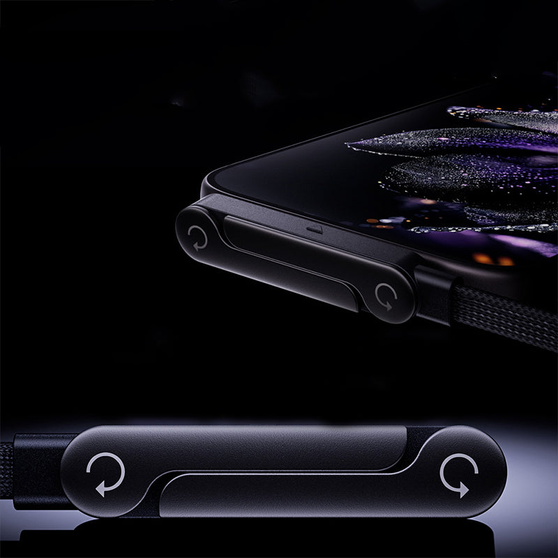 📢📢 60   %  OFF  !! ✨240W Fast Charging Cable with Adjustable Phone Stand