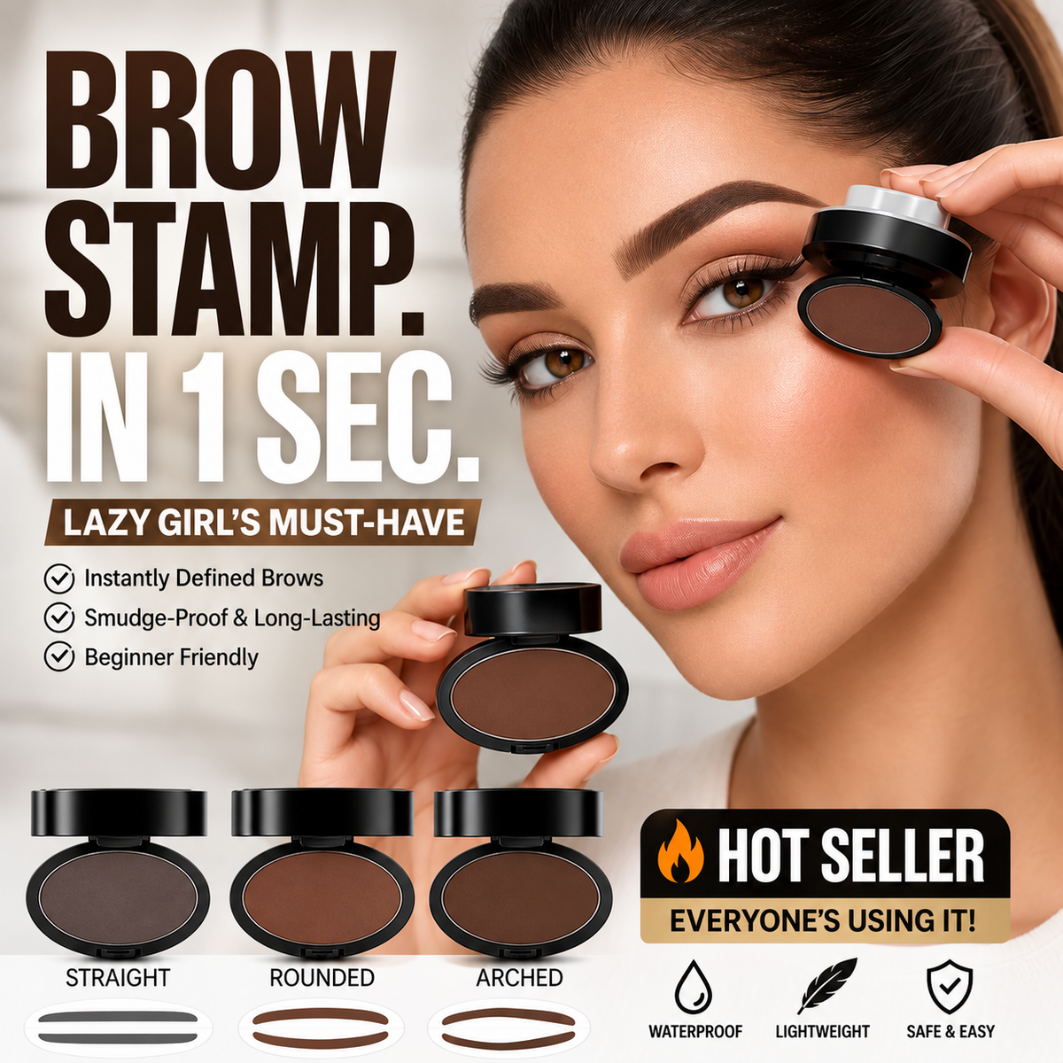 💖 Save 50%! ✨ Deluxe BrowPro Stamp Set – Perfect, defined brows in seconds ✨
