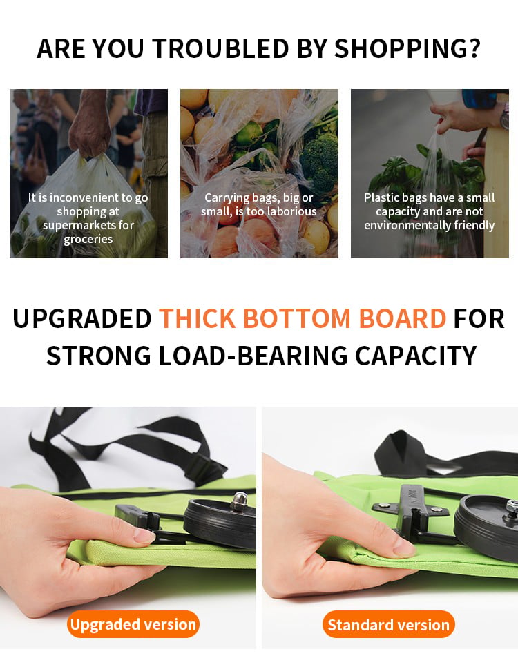 🔥HOT SALE 50% OFF🔥Foldable 2-in-1 Shopping Bag